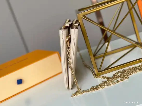 First bags ru reviews VUITTON POCHETTE LOUIS ZIP DOUBLE 0626